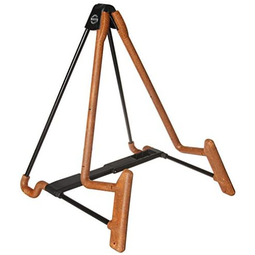 K&M - König & Meyer 17581.014.95 - Heli 2 Electric Guitar A-Frame Folding Stand Electric Guitars - Adjustable and Collapsible - Sturdy & Durable - Prou2019s Choice - German Made - Cork Infused Steel
