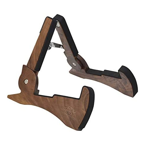 Wooden Guitar Stand Instrument Stand Portable Collapsible Guitar Holder for Acoustic Classical Guitar(Mahogany)