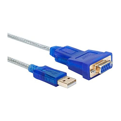 DTECH 6 Feet USB to RS232 DB9 Female Serial Adapter Cable Windows 11 10 8 7 Mac Linux Serial to USB 2.0 (PL2303 Chip)