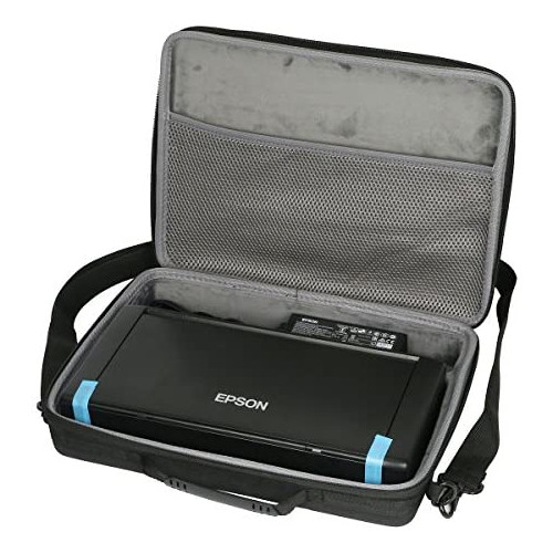 co2CREA Hard Travel Case Replacement for Epson Workforce WF-100 Wireless Mobile Printer
