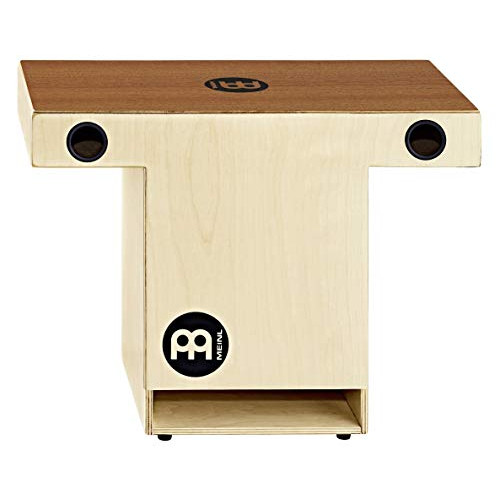 Meinl Percussion Turbo Slaptop Cajon Box Drum with Internal Snares and Forward Projecting Sound Ports — NOT MADE IN CHINA — Mahogany/Baltic Birch, 2-YEAR WARRANTY (TOPCAJ2MH)