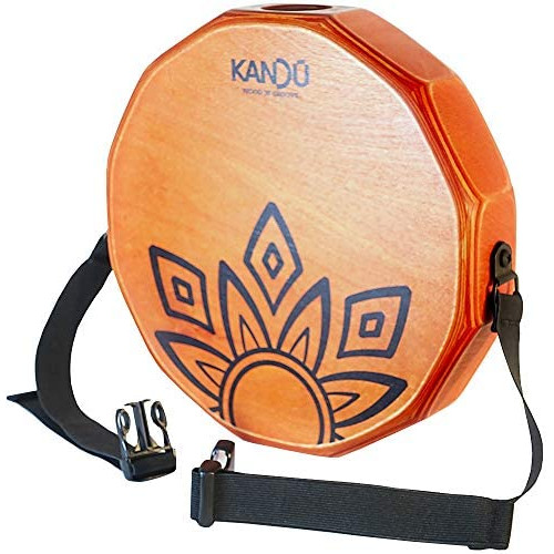 KTÄK -The First Handcrafted, Hand Drum Percussion, Two-Sound Cajón Body Snare, Portable Cajon by Kandu (Natural Wood/Black Logo)