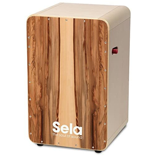 Sela SE 010 CaSela Pro Satin Nut Professional Cajon with Snare On/Off Mechanism