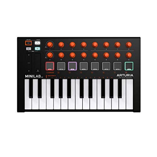 Arturia MiniLab MKII 25-Key USB MIDI Controller (Orange)