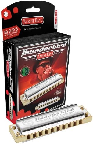 Hohner M2011BXLA Marine Band Thunderbird Diatonic Harmonica - Key of LA