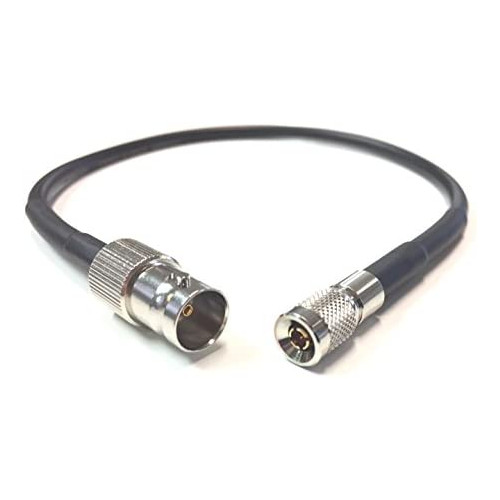 Custom Cable Connection 1피트 DIN 1.0/2.3수컷에게서BNC메스 HD-SDI 3G Mini RG59 (75Ohm) 연장 케이블