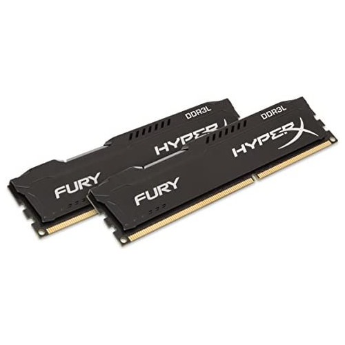 Kingston Technology HyperX Fury 16GB Kit (2 x 8GB) 1866MHz DDR3L Desktop Memory HX318LC11FBK2/16