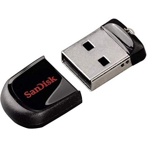 SanDisk Cruzer Fit 8GB USB 2.0 Low-Profile Flash Drive- SDCZ33-008G-B35