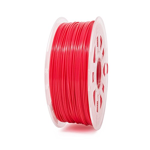 Gizmo Dorks 3mm (2.85mm) ABS Filament 1kg / 2.2lb for 3D Printers, Fluorescent Orange (UV Light)