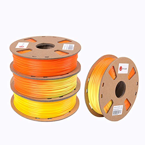 KYUUBI Purple Blue to Pink Color Changing with Temperature 3D Printer Filament PLA 1.75 mm 1 KG (2.2 LBS) Color Changing with Temperature PLA