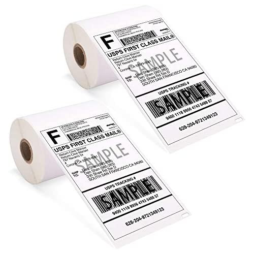 24 Rolls 4x6 Thermal Shipping Labels Compatible with Dymo Labelwriter 4XL 1744907, (220 Labels per Roll), Thermal Postage Mailing Labels