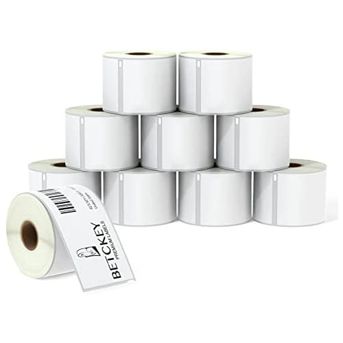 BETCKEY - Compatible DYMO 99019 (2-5/16 x 7-1/2) Internet Postage Labels - Compatible with Rollo, DYMO Labelwriter 450, 4XL & Zebra Desktop Printers[2 Rolls/300 Labels]