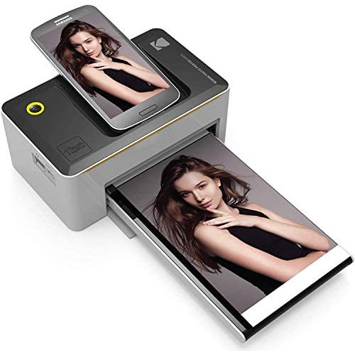 Kodak Dock & Wi-Fi Portable 4x6u201D Instant Photo Printer, Premium Quality Full Color Prints - Compatible w/iOS & Android Devices