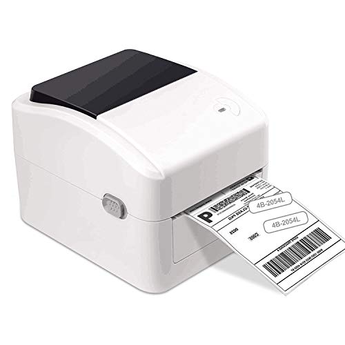 Thermal Barcode Shipping Label Printer Support Amazon Ebay PayPal Etsy Shopify Shipstation Stamps.com Ups USPS FedEx DHL Support Windows Mac, Roll & Fanfold Thermal Direct Label 4x6 inch Micmi