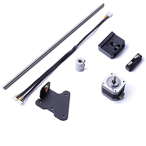 HICTOP Dual Z-axis Upgrade Kit for Creality CR-10 3D Printer 515 mm Lead Screw 34 mm Motor