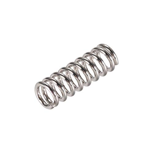 uxcell 40pcs Extruder Compression Support Spring 3D Printer Heated Bed Springs 7.5 x 20mm Silver