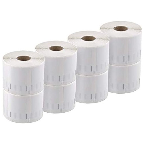 L LIKED 8 Rolls Compatible with Dymo 30334 2-1/4 x 1-1/4 (57mm x 32mm) Multipurpose Direct Thermal Labels for Barcodes/FNSKU/UPC/Address Postage, BPA Free (8 Rolls)