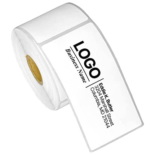 2 x 4 Direct Thermal Label - Compatible with Rollo Label Printer & Zebra Desktop Printers u2013 1u201D Core, Postage Address Mailing Shipping Gift Labels, Adhesive & Perforated - 4 Rolls, 350/Roll