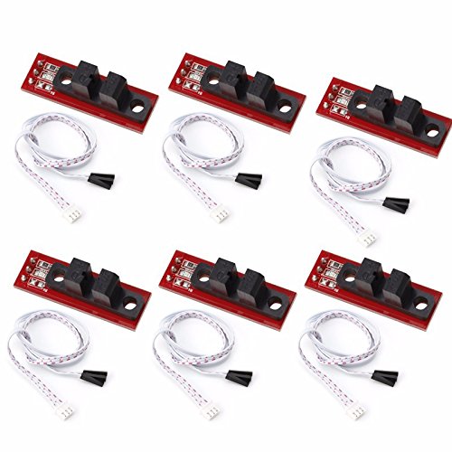 HUABAN 6pcs Optical Endstop Light Control Limit Switch for RAMPS 1.4 Board 3D Printers Parts with 3 Pin Cable Accessories
