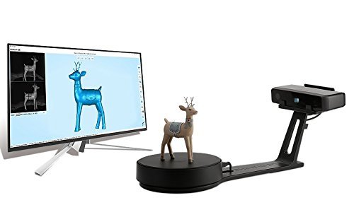 EinScan-SE White and Light Desktop 3D Scanner,0.1 mm Accuracy, 700mm Cubic Max Scan Volume, 8s Scan Speed, Fixed/Auto Scan Mode, Lowest Cost Professional Level 3D Scanner