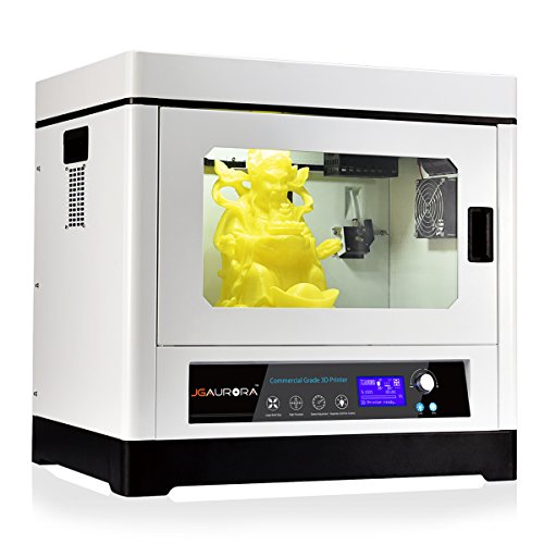 Large 3D Printer, JGAURORA 3D Printers A8 Extreme Accuracy Large Build Size 350x250x300mm Fully Closed Metal Structure Dual Motor Feeding Commercial Grade FDM Desktop 3D Printing Machine ABS PLA TPU