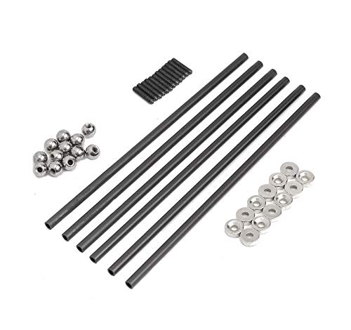 3D Printer Accessories - 200MM 4x6 MM Diagonal Push Rod L200 with Magnetic Ball Joint and Steel Ball for 3D Printer