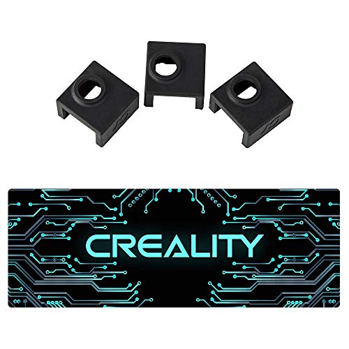 Official Creality 3D Hotend Silicone Sock Set of Three and Creality Sticker for Ender 3 CR-10 CR-10S
