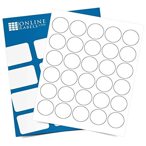 1.5 Inch Round Labels - Pack of 60,000 Circle Stickers, 2000 Sheets - Inkjet or Laser Printer - Online Labels