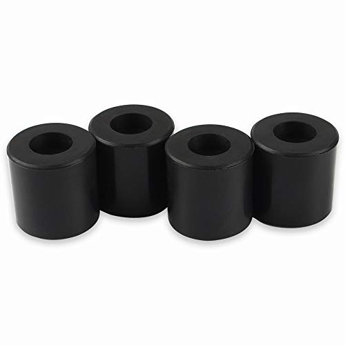 BCZAMD Heatbed Silicone Leveling Column 3D Printer Hot Bed Mounts Column Stable Tool Heat-Resistant Silicone Buffer for Prus i3 Plus A8 Wanhao D9 Mega Ender 5 Plus, 4 Pack Black