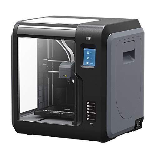Monoprice Voxel 3D Printer - Black/Gray with Removable Heated Build Plate (150 x 150 x 150 mm) Fully Enclosed, Touch Screen, 8Gb And Wi-Fi, Large (133820)