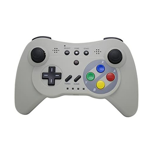 NEXiLUX Wireless 3 Pro Controller Gamepad for Nintendo Wii U, Gray