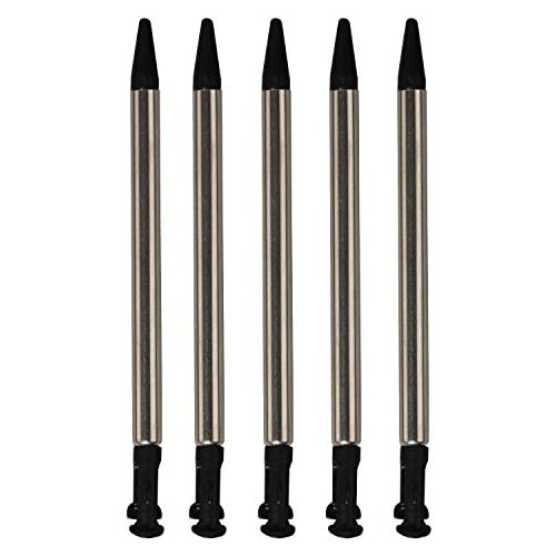 Timorn Replacement Metal Retractable Stylus Touch Pen for 3DS XL N3DS LL (5pcs)