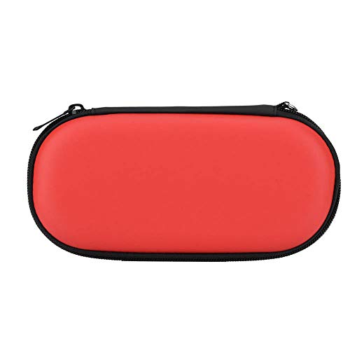 Protective Hard Case for PS Vita, Anti-Droop Case Cover Travel Organizer Carrying Bag with Screen Waterproof Shockproof Storage Protector for Sony Playstation Vita(Red)