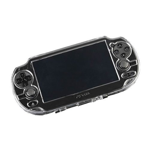 OSTENT Protective Clear Crystal Hard Carry Guard Case Cover Skin Compatible for Sony PS Vita PSV