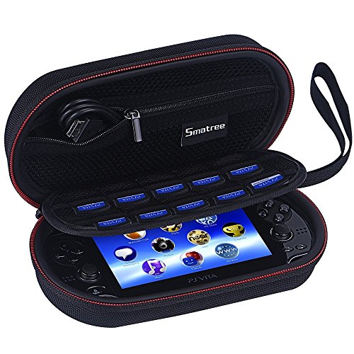 Smatree P100 Carrying Case Compatible for PS Vita, PS Vita Slim,PSP 3000(Without Cover) (Not Fit with PS Vita PCH 2000!)(Console and Accessories NOT Included)