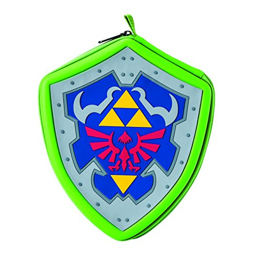 PowerA The Legend of Zelda Adventurers Pouch - Nintendo 3DS/ Wii GameCube - Brown