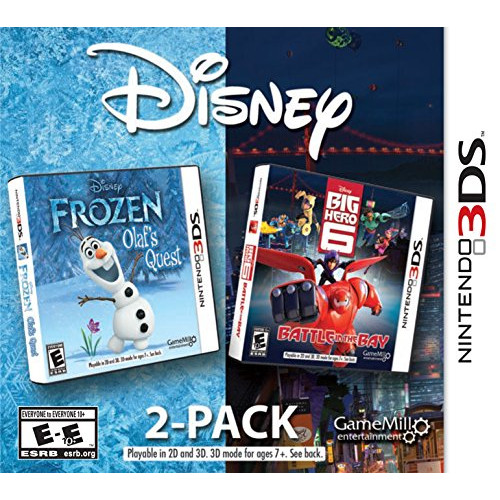 Disney Frozen & Big Hero 6 2 Pack - Nintendo 3DS