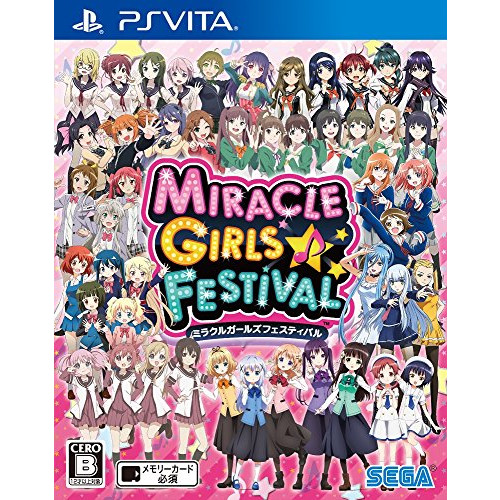 MIRACLE GIRLS FESTIVAL SEGA PS VITA JAPANESE GAME