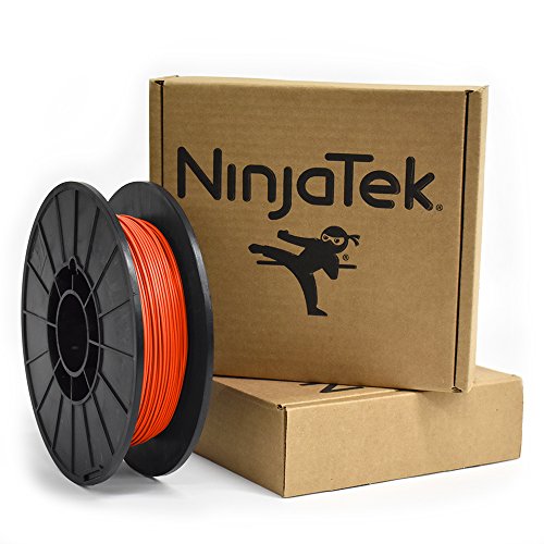 NinjaTek - 3DNF0517505 3DNF05117505 NinjaFlex TPU Filament, 1.75mm, TPE.5kg, Lava (Orange) (Pack of 1)