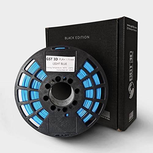 GST3D - FP175572330LB PLA 3D Printer Filament, Dimensional Accuracy +/- 0.03 mm, 1 kg Spool (2.2 lbs), 1.75 mm, Light Blue