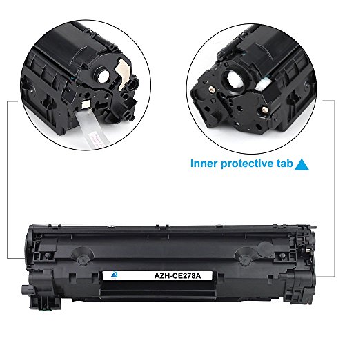 Aztech? CHE-CE278A Standard Yield Black Toner Cartridge Replaces HP 78A CE278A Used for Printers M1536 MFP M1536DNF P1560 P1566 P1606 P1606DN LBP6200D L190 MF4570