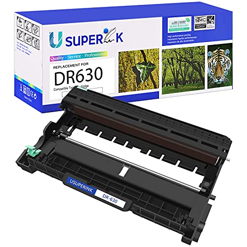 SuperInk Compatible DR630 Drum Unit Replacement for Brother DR630 DR-630 to Use with HL-L2300D HL-L2320D HL-L2340DW HL-L2360DW HL-L2380DW DCP-L2540DW MFC-L2700DW Printer(1 Pack, Black)