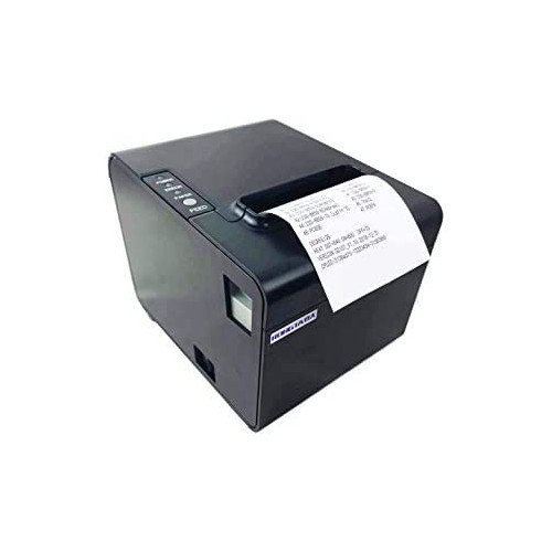 80MM POS Thermal Receipt Printer Compatible 80mm Thermal Paper Rolls - 250mm/sec High-Speed Printing with ESC/POS Print Commands.(Black) (USB)