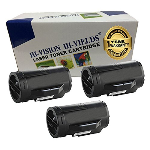 HI-VISION® 1 Pack Compatible DELL S2810X High Yield (6,000 Pages, 593-BBMF) Black Toner Cartridge Replacement for H815dw / S2810dn / S2815dn Printers