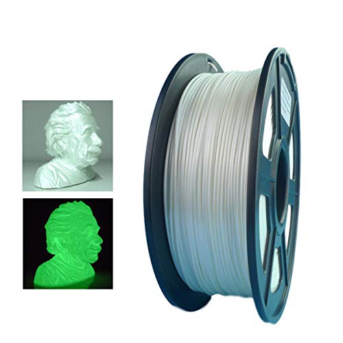 Glow in The Dark 3D Printer Filament SunTop PLA Filament 1.75mm Dimensional Accuracy +/- 0.03 mm, 1kg Spool (2.2lbs)