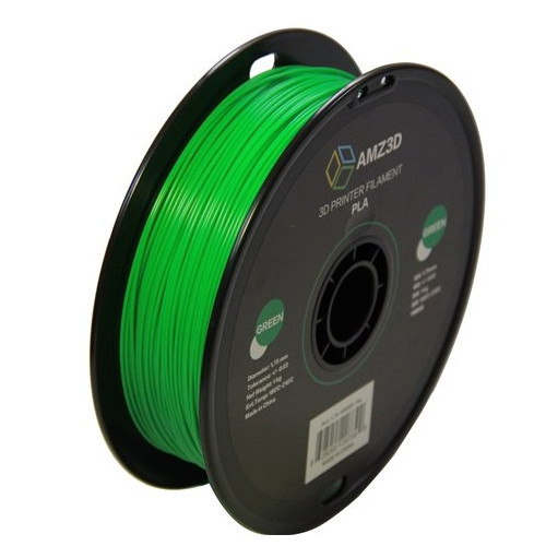 1.75mm Green PLA 3D Printer Filament - 1kg Spool (2.2 lbs) - Dimensional Accuracy +/- 0.03mm