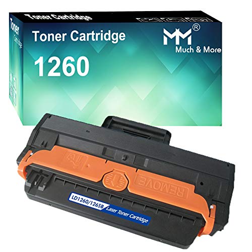 MM MUCH & MORE Compatible Toner Cartridge Replacement for Dell 1260 RWXNT 331-7328 Used for B1260dn B1260 B1265dn B1265dnf B1265dfw Series Printers (1-Pack, Black)