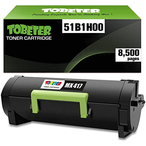 ToBeter Remanufactured Toner Cartridge Replacement for Lexmark 51B1H00 for MS417 MS517 MS617 MX417 MX517 MX617 MS417dn MS517dn MS617dn MX417de MX517de MX617de Printer (1 Pack)
