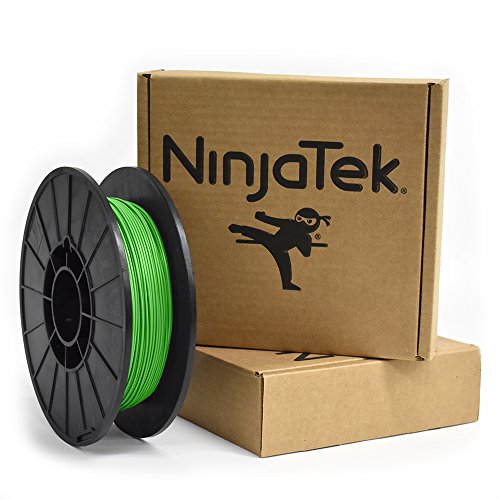 NinjaTek - 3DNF0617505 3DNF06117505 NinjaFlex TPU Filament, 1.75mm, TPE.5kg, Grass (Green) (Pack of 1)