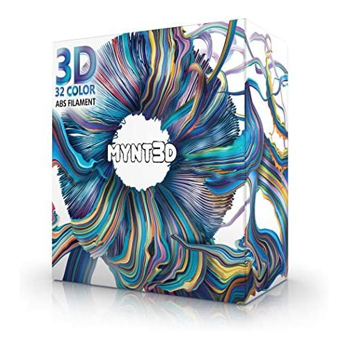 MYNT3D SuperPack PLA 3D Pen Filament Refills, 32 Colors, 10m Each, Over 1kg
